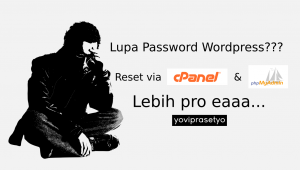 Reset Password via cPanel dan phpMyAdmin