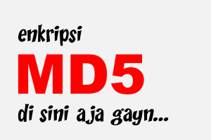 Enkripsi MD5